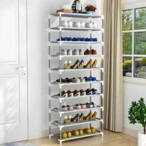 Organizador de sapatos Sapateira Vertical 9 Prateleiras abertas Facil Montagem Antiderrapante até 27 pares de sapatos