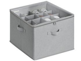 Organizador de sapatos StorageWorks para armário, 16 pares, cinza
