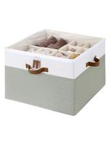 Organizador de sapatos StorageWorks para armário, 16 pares de verde e branco