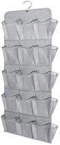 Organizador de sapatos suspensos MISSLO 30 bolsos grandes para armário