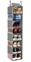 Organizador de sapatos suspensos roomtalk Large, 8 prateleiras, cinza Organizador de sapatos suspensos roomtalk Large, 8 prateleiras, cinza