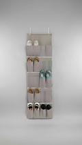 Organizador de Sapatos Vertical 20 Bolsos Cinza Organizador de Sapatos Vertical 20 Bolsos Cinza