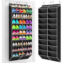 Organizador de Sapatos Yecaye 30 pares para pendurar na porta - Preto Organizador de Sapatos Yecaye 30 pares para pendurar na porta - Preto
