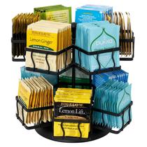 Organizador de saquinhos de chá NHZ Tea Bag Storage 140 sacos de aço preto Organizador de saquinhos de chá NHZ Tea Bag Storage 140 sacos de aço preto
