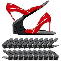 Organizador de slots para sapatos NVGSN, pacote com 20 unidades, armazenamento de sapatos, preto Organizador de slots para sapatos NVGSN, pacote com 20 unidades, armazenamento de sapatos, preto