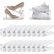 Organizador de slots para sapatos SummerVines, ajustável, transparente, pacote com 20 Organizador de slots para sapatos SummerVines, ajustável, transparente, pacote com 20