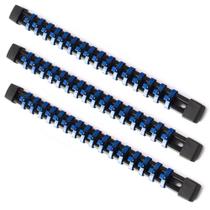 Organizador de soquetes ALOANES 3 PC ABS de 1/4 polegada Drive Socket Rail