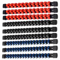 Organizador de soquetes ALOANES 9 PC ABS com unidade de 1/2, 3/8 e 1/4 de polegada