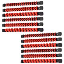 Organizador de soquetes ALOANES ABS 12 PC para unidade de 1/2, 3/8, 1/4 de polegada