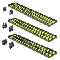 Organizador de soquetes Ernst Socket Boss Combo, pacote com 3 unidades Hi-Viz