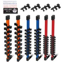 Organizador de soquetes HORUSDY, 6 unidades de dupla face, 1/4, 3/8, 1/2 polegadas