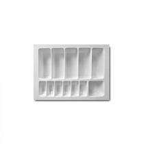 ORGANIZADOR De Talheres 432X310MM 12 DIV. BRANCO - OC020