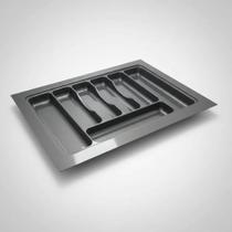 Organizador de Talheres Ajustável DT144 (OG-144) Moldplast Cinza Organizador de Talheres Ajustável DT144 (OG-144) Moldplast Cinza