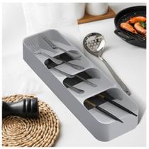 Organizador de Talheres - Cinza