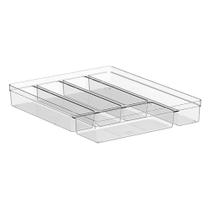 Organizador de Talheres Clear Natural com 5 Divisória OGC1200NT - Ou Organizador de Talheres Clear Natural com 5 Divisória OGC1200NT - Ou