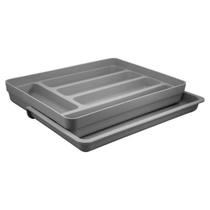 Organizador de Talheres com Extensor Logic Chumbo Fechado - Ou