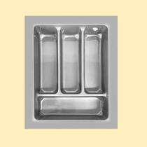 Organizador De Talheres DT04 Moldplast Cinza BRANCO Organizador De Talheres DT04 Moldplast Cinza BRANCO