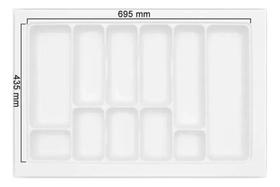 Organizador De Talheres DT43 Moldplast Cinza Organizador De Talheres DT43 Moldplast Cinza