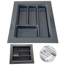 Organizador De Talheres DT75 Moldplast Branco CINZA