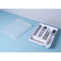 Organizador de Talheres Logic com Tampas Branco OL605 - Branco - Ou