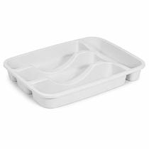 Organizador de talheres preto sem tampa divisória para gaveta porta talheres resistente Organizador de talheres preto sem tampa divisória para gaveta porta talheres resistente
