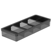 Organizador de Talheres Utensílios Gaveta Cozinha Porta Talher Clear