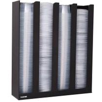 Organizador de tampa de copo de molho para porções PJHOME com 4 compartimentos