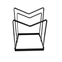 Organizador De Tampa De Panela Preto