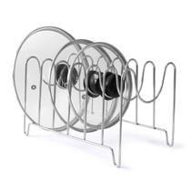 Organizador de tampas de apoiar cromado Organizador de tampas de apoiar cromado