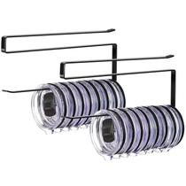 Organizador de tampas de copo Jolensoy Horizontal Hold 20 tampas pretas Organizador de tampas de copo Jolensoy Horizontal Hold 20 tampas pretas