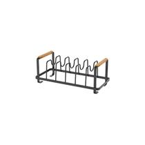 Organizador De Tampas Metalla Preto 30x13,5x12cm - YOI Organizador De Tampas Metalla Preto 30x13,5x12cm - YOI