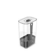 Organizador de temperos clear fresh 2,3l cor preto para geladeira - Martiplast