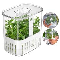 Organizador De Temperos Frescos Geladeira Clear Fresh 1,5l Organizador De Temperos Frescos Geladeira Clear Fresh 1,5l