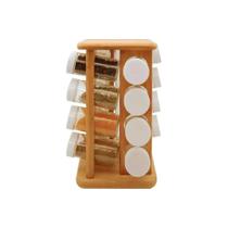 Organizador de Temperos Giratório 17 peças Keep 18x18x28cm - Ou