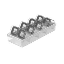 Organizador de Temperos Ou Clear 9 Peças Branco COB1400
