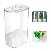 Organizador de Temperros Clear Fresh 2,3L Cozinha Geladeira