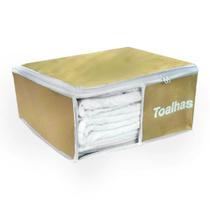 Organizador de toalha nylon Bege - Ref : 902