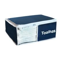 Organizador de Toalhas Azul Marinho 901 Nylon VB HOME