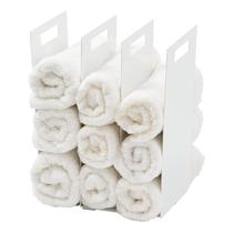 Organizador de toalhas Yamazaki Home Tower White (conjunto de 2) Organizador de toalhas Yamazaki Home Tower White (conjunto de 2)