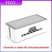 Organizador De Tomadas Multifuncional Para Casa, Caixa De Gestão De Cabos, Bin De Armazenamento Organizador De Tomadas Multifuncional Para Casa, Caixa De Gestão De Cabos, Bin De Armazenamento