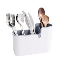 Organizador de utensílios de bancada e parede Amazon Basics branco/cinza