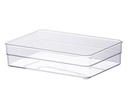 Organizador diamond 22,5x15x5,2cm Cristal cod 938