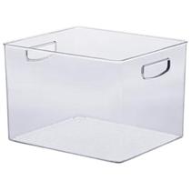 Organizador diamond 25x 25 x 17 multiuso casa escritorio quarto brinquedos caixa s/ tampa acrilico grande produtos limpeza geladeiras closet roupas Organizador diamond 25x 25 x 17 multiuso casa escritorio quarto brinquedos caixa s/ tampa acrilico grande produtos limpeza geladeiras closet roupas