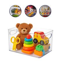 ORGANIZADOR DIAMOND 25X10X13 CM CRISTAL Armário Brinquedo Despensa Escritório Geladeiras