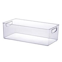 Organizador diamond 40x 21x 13cm cristal
