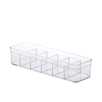 Organizador Diamond Com Divisórias 35,5 X10,5 X7,5 Cm Cristal - Paramount