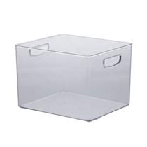 Organizador Diamond Cristal Com Alça C 25 Cm X L 25 Cm X A 17 Cm Organizador Diamond Cristal Com Alça C 25 Cm X L 25 Cm X A 17 Cm