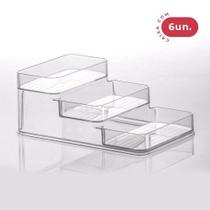 Organizador diamond triplo cristal - 06 unidades - Paramount