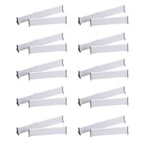 Organizador Divisor de Gaveta Ajustavel Expansivel Kit 10 Unidades Armario Cozinha Guarda Roupa Separador Meia Livro Roupa Multifuncional