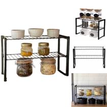 Organizador Divisoria De Armario Cozinha Rack Balcao 40cm Organizador Divisoria De Armario Cozinha Rack Balcao 40cm